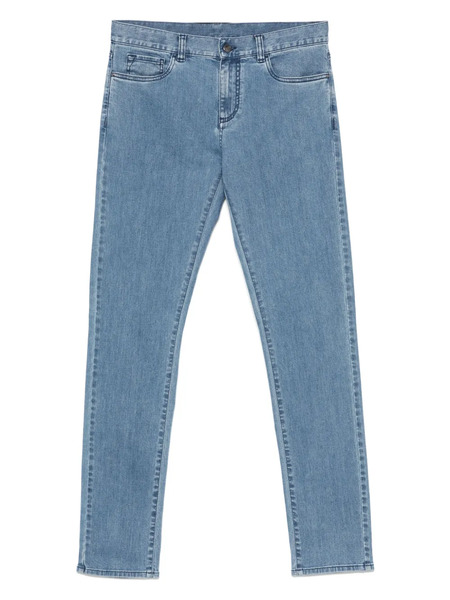  Canali Logo-patch Jeans - Blue 