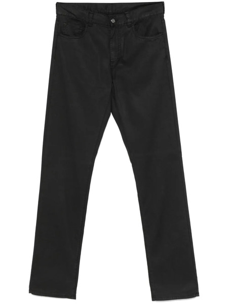  Canali Logo-patch Trousers - Grey 