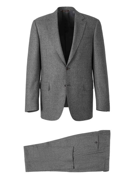  Canali Notched-lapel Single-breasted Suit - Grey 