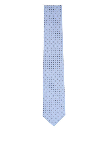  Canali Patterned Tie - Blue 