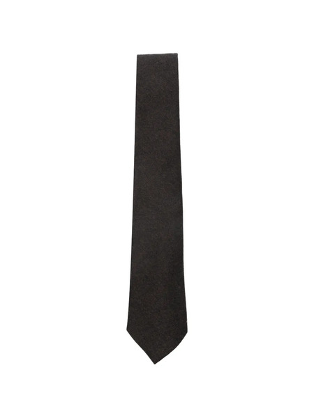  Canali Patterned Tie - Brown 