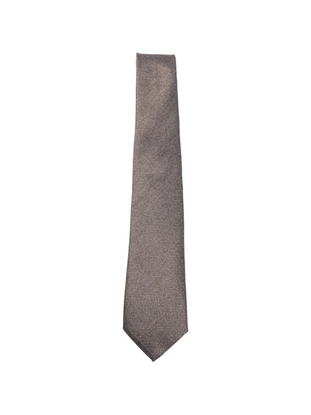  Canali Patterned Tie - Brown 