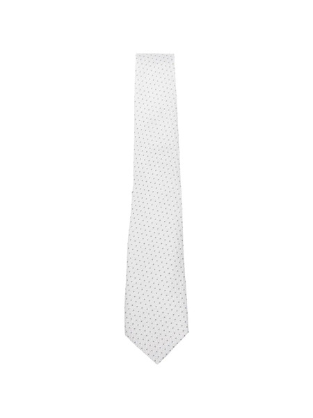  Canali Patterned Tie - Grey 