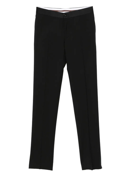  Canali Pressed-crease Trousers - Black 