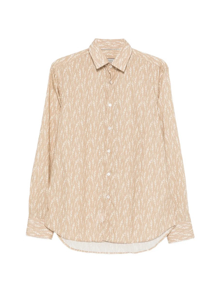  Canali Printed Shirt - Neutrals 