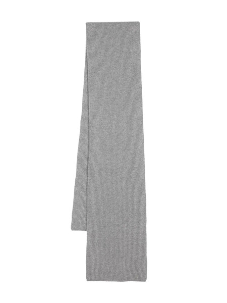  Canali Ribbed-knit Scarf - Grey 