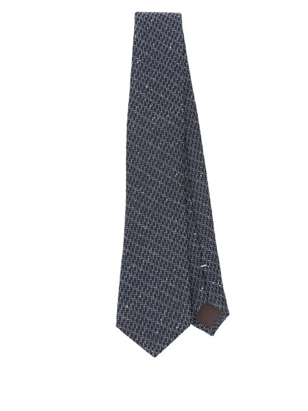  Canali Silk Tie - Blue 