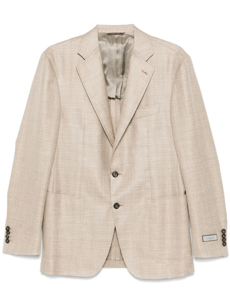  Canali Single-breasted Blazer - Neutrals 