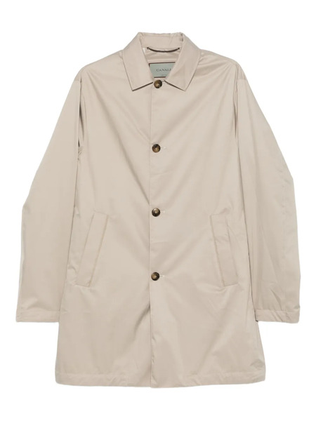  Canali Single-breasted Coat - Neutrals 