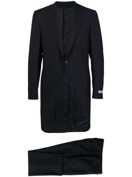  Canali Single-breasted Wool-mohair Suit - Blue 