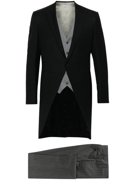  Canali Single-breasted Wool Suit - Black 