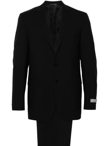  Canali Single-breasted Wool Suit - Black 