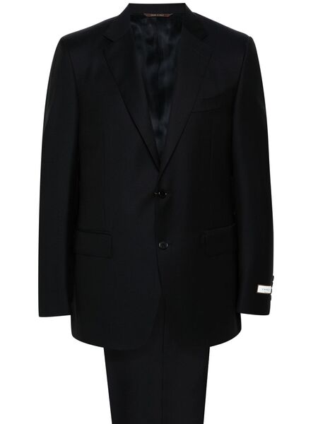  Canali Single-breasted Wool Suit - Blue 