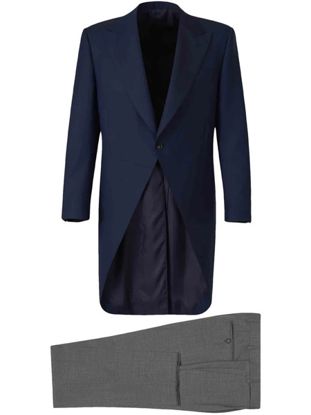  Canali Single Breasted Wool Suit - Blue 