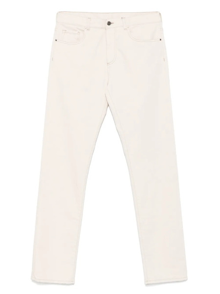  Canali Straight-leg Cotton-blend Jeans - Neutrals 