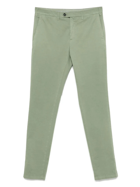  Canali Stretch-cotton Chinos - Green 