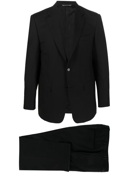  Canali Tailored Single-breasted Suit - Black 