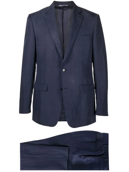  Canali Tailored Single-breasted Suit - Blue 