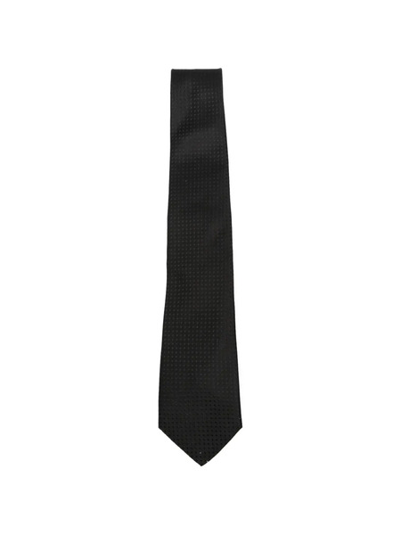  Canali Textured Tie - Black 
