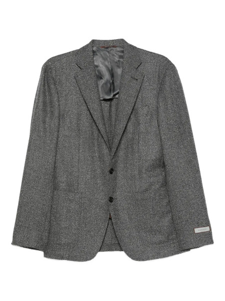  Canali Textured Two-button Jacket - Grey 