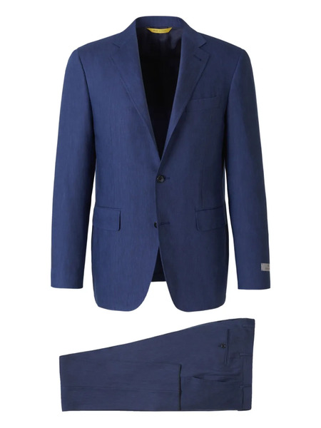 Canali Two-button Flap-pocket Suit - Blue 