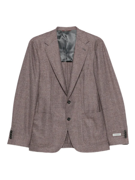  Canali Wool Blazer - Pink 