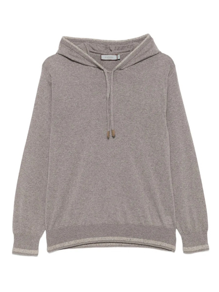  Canali Wool-blended Hoodie - Neutrals 