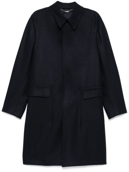  Canali Wool Coat - Blue 