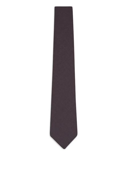  Canali Wool Tie - Brown 