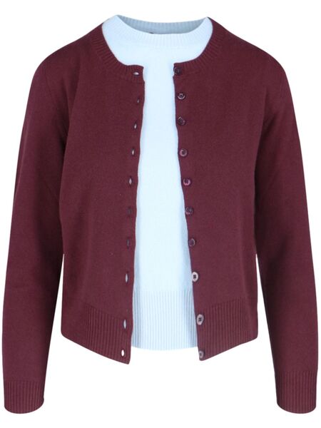 Canessa Cardigan Knitted Top Set - Red 