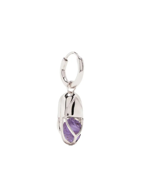  Capsule Eleven Capsule Amethyst Drop Earring - Silver 