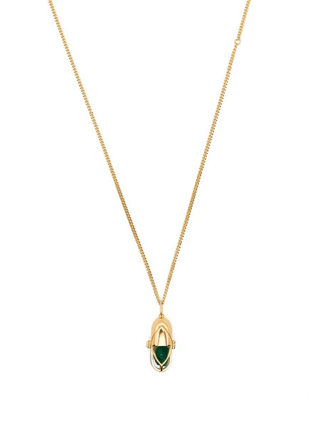  Capsule Eleven Capsule Crystal Pendant Necklace - Gold 