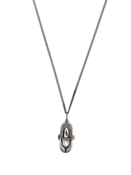  Capsule Eleven Capsule Pearl Pendant Necklace - Silver 