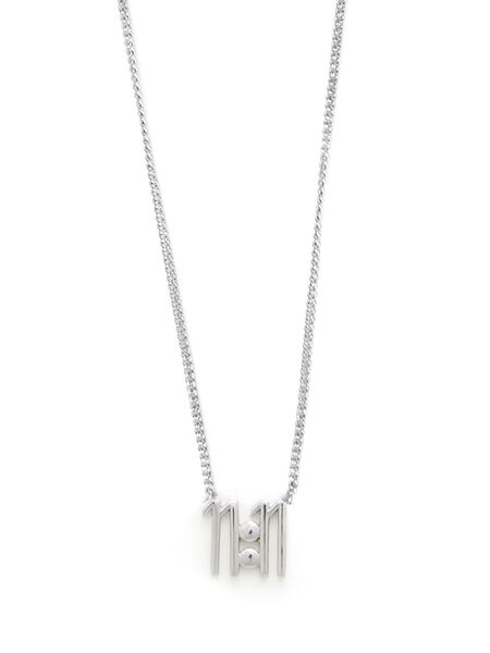  Capsule Eleven 11:11 Pendant Necklace - Silver 