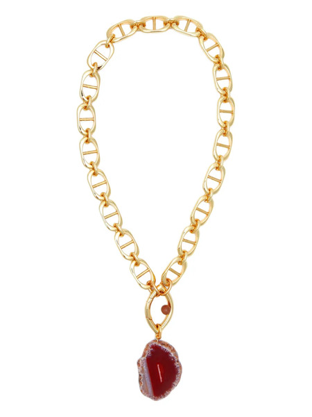  Capsule Eleven X Pantone Gemstone-pendant Necklace - Gold 