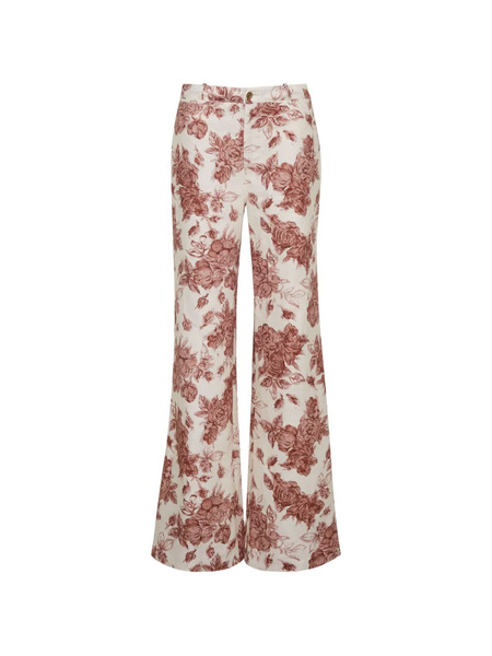  Cara Cara Annie Floral-pattern Trousers - Neutrals 