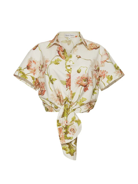  Cara Cara Asbury Floral-pattern Shirt - Neutrals 