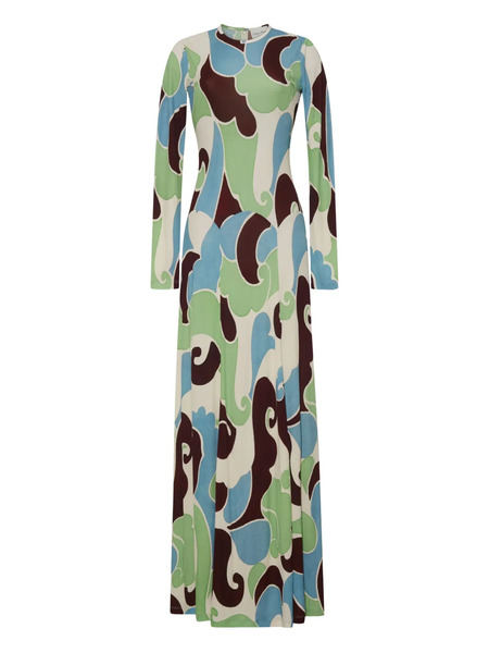  Cara Cara Aspen Printed Maxi Dress - Neutrals 
