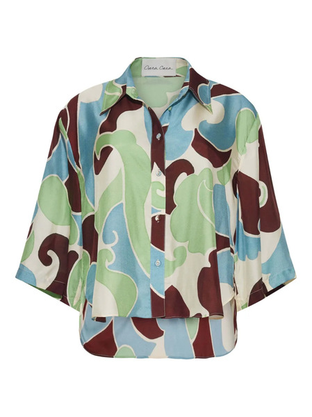  Cara Cara Calvia Printed Shirt - Neutrals 