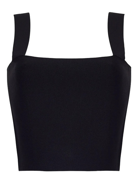  Cara Cara Madeline Cropped Top - Black 