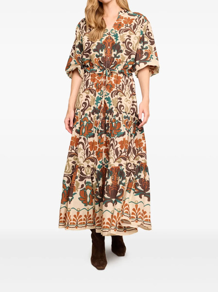  Cara Cara Melanie Midi Dress - Neutrals 