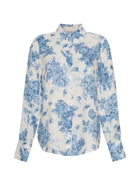  Cara Cara Perfect Floral-print Shirt - Neutrals 