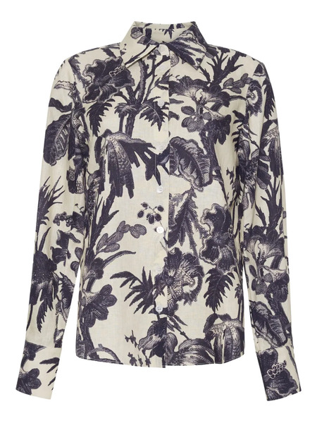 Cara Cara Perfect Floral Shirt - White 