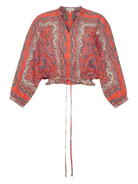  Cara Cara Perrin Paisley Shirt - Orange 