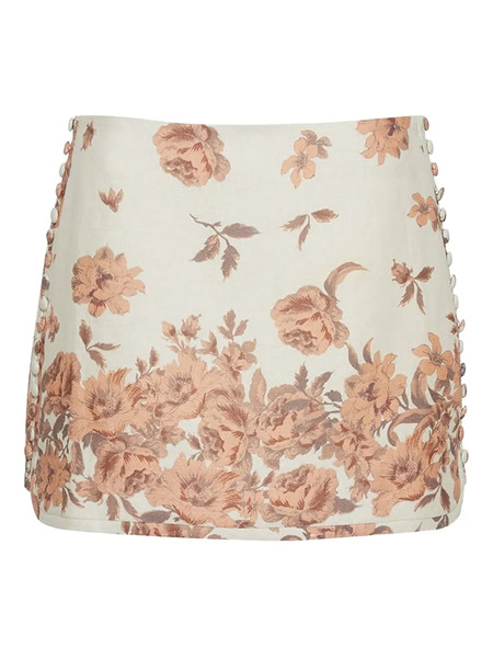  Cara Cara Roseland Mini Skirt - Neutrals 