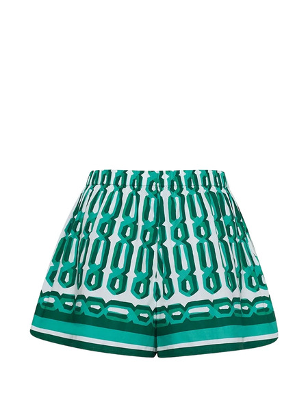  Cara Cara Roxy Geometric Print Shorts - White 