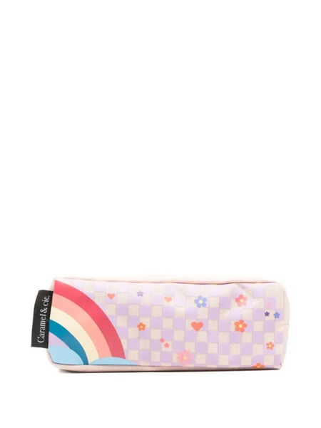  Caramel Rainbow Checked Bag - Pink 