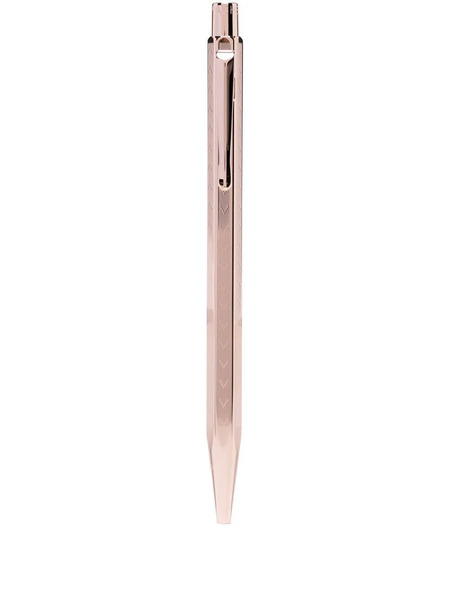 Caran D'ache Engraved Brass Ballpoint Pen - Pink 