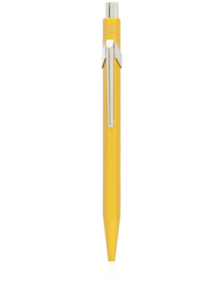  Caran D'ache Logo-engraved Ballpoint Pen - Yellow 