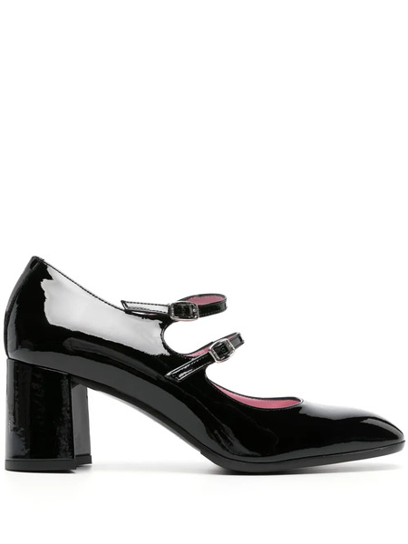 Carel Paris Alice 60mm Patent Leather Pumps - Black 